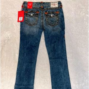 True Religion Billie Midrise Straight